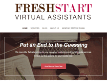 Tablet Screenshot of freshstartva.com